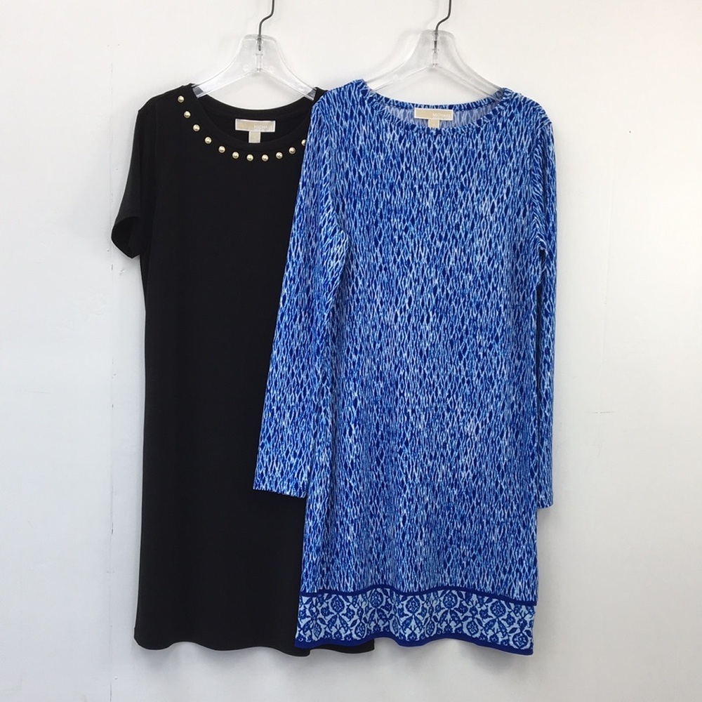 Michael Kors Women's Shift Dress Bundle of 2 Size M EXCELLENT Condition